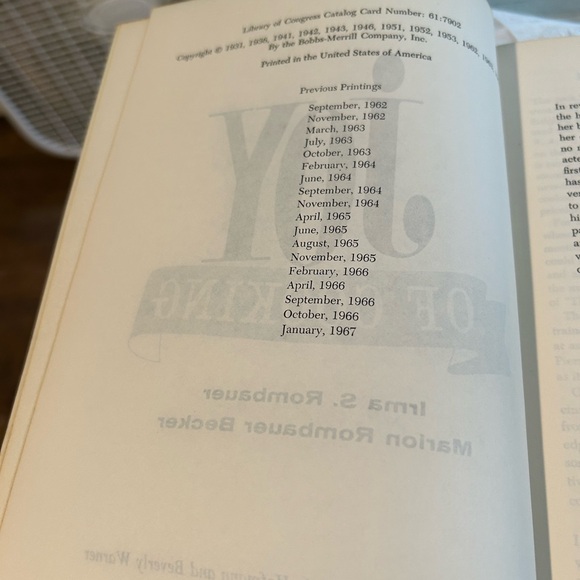 The joy of cooking 1967 edition by Arma Rombauer and Marion Rombauer Becker - Picture 5 of 5